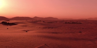 火星车在火星表面行驶