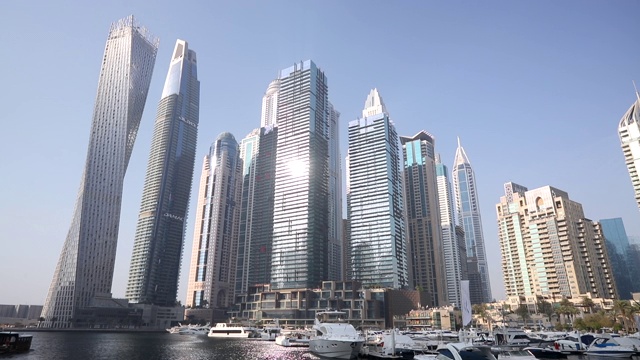 摩天大楼，迪拜码头，阿联酋