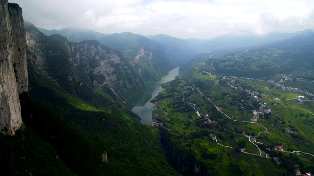 中国湖北恩施大峡谷风景区。