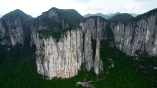 中国湖北恩施大峡谷风景区。视频素材模板下载