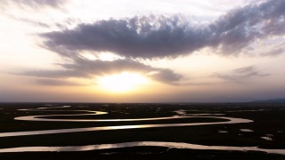 拍摄于中国新疆美丽的巴音布鲁克草原视频素材模板下载