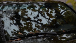 雨中的越野车视频素材模板下载