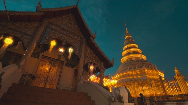 位于泰国北部的卧佛寺
