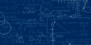 数学方程和几何插图
