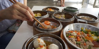 普吉岛泰国华人影响点心食物与筷子