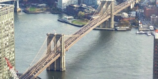 纽约市东河上的布鲁克林大桥