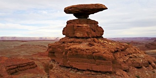 犹他州墨西哥帽岩的形成