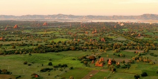 飞越缅甸令人惊叹的风景