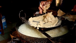 穆鲁库印度街头小吃拉贾斯坦邦在印度西部。视频素材模板下载