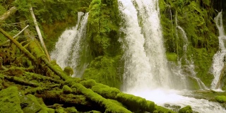 美丽的俄勒冈瀑布