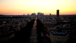 大道园路-é里斯é是在巴黎视频素材模板下载