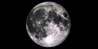 现代月球- 4K分辨率