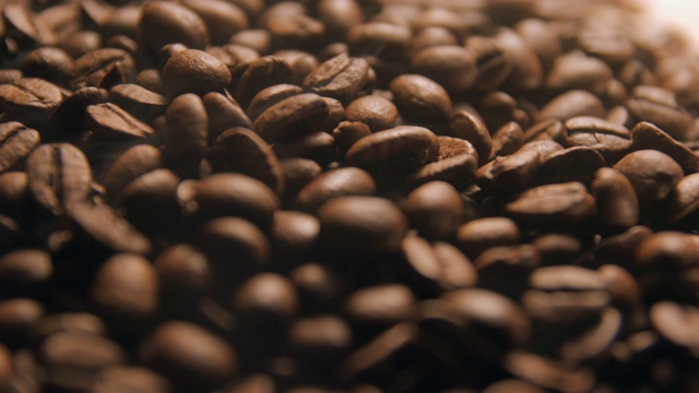 咖啡豆慢动作