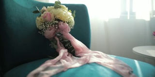 婚礼花束插花沙发椅