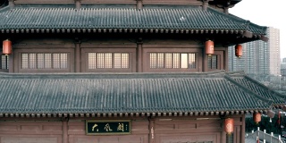 中国古典宝塔-大风亭，西安，中国。