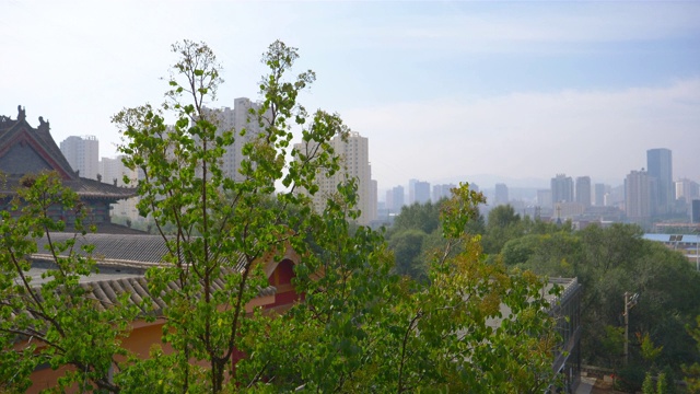 中国青海西宁北山土楼寺，永兴寺。