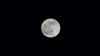 满月-晴朗的夜空视频素材模板下载