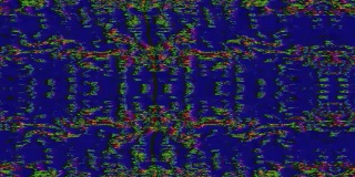 计算机错误效果霓虹灯赛博朋克迷幻全息背景。超现实主义的影响