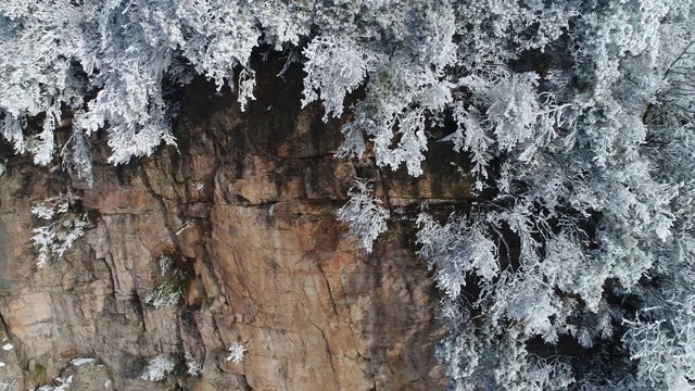 中国湖南张家界天子山雪景