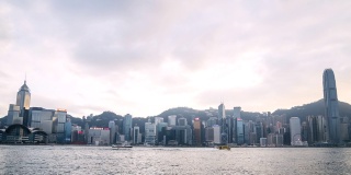 从早到晚，从九龙到香港中部的城市景观