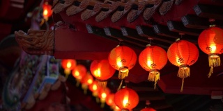 中国新年期间的灯笼