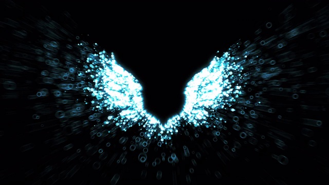 天使翅膀动画- 3D生成动画