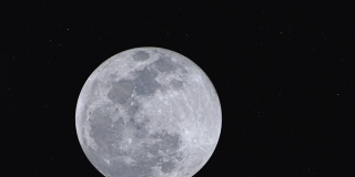 移动的月球空间图像。