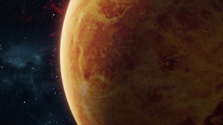 开放空间中的金星视频素材模板下载