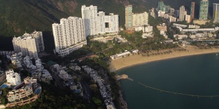 香港航拍v31鸟瞰浅水湾一带。