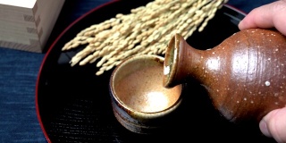 日本热饮“米酒”。清酒是日本的国酒