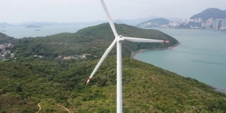 香港南丫岛风力发电系统提供可再生能源