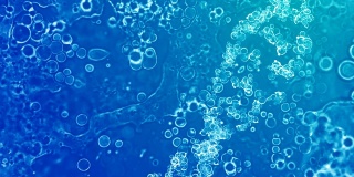 胚胎干细胞集落dna在显微镜下的三维动画