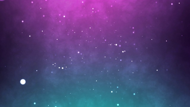 霓虹灯粒子背景。蓝色粉色的抽象发光空间