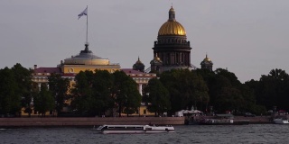圣彼得堡的圣以撒大教堂。俄罗斯