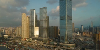 香港铜锣湾鸟瞰图