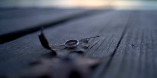 叶子上的结婚戒指