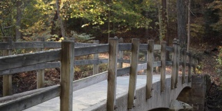 断崖桥，空-石溪公园-华盛顿特区-秋天