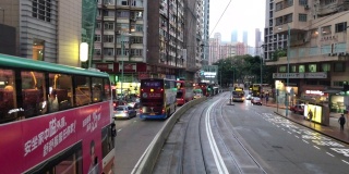 雨天香港电车之旅-天后至维多利亚公园