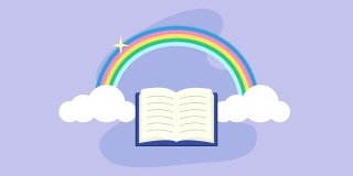用彩虹庆祝世界读书日