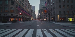 第五大道是纽约市最拥挤的目的地之一，由于COVID-19大流行的爆发，第五大道被废弃。