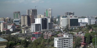 埃塞俄比亚首都亚的斯亚贝巴繁忙的城市