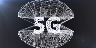 5G技术背景3d渲染，先进技术通信，第5代技术通信，5G网络无线系统