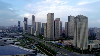 江苏省南京市，城市建设景观视频素材模板下载