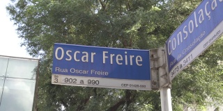 圣保罗的Oscar Freire Plate