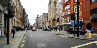 伦敦自行车从舰队街到斯特兰德大街