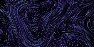 蓝色抽象线条漩涡图案背景，梵高风格
