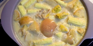 黄咖喱椰奶淡黄色煮慢炖X20速度8