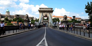 匈牙利布达佩斯，2019年6月2日——谢赫尼链桥