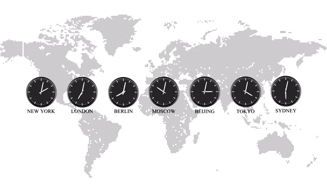 真实世界的时钟循环，首都城市的一天时间，4K视频