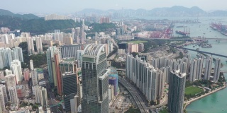 香港新界荃湾的住宅大厦